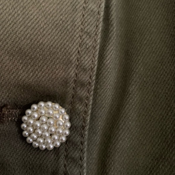 Something Navy Arielle Pearl Button Dress - Picture 6 of 8